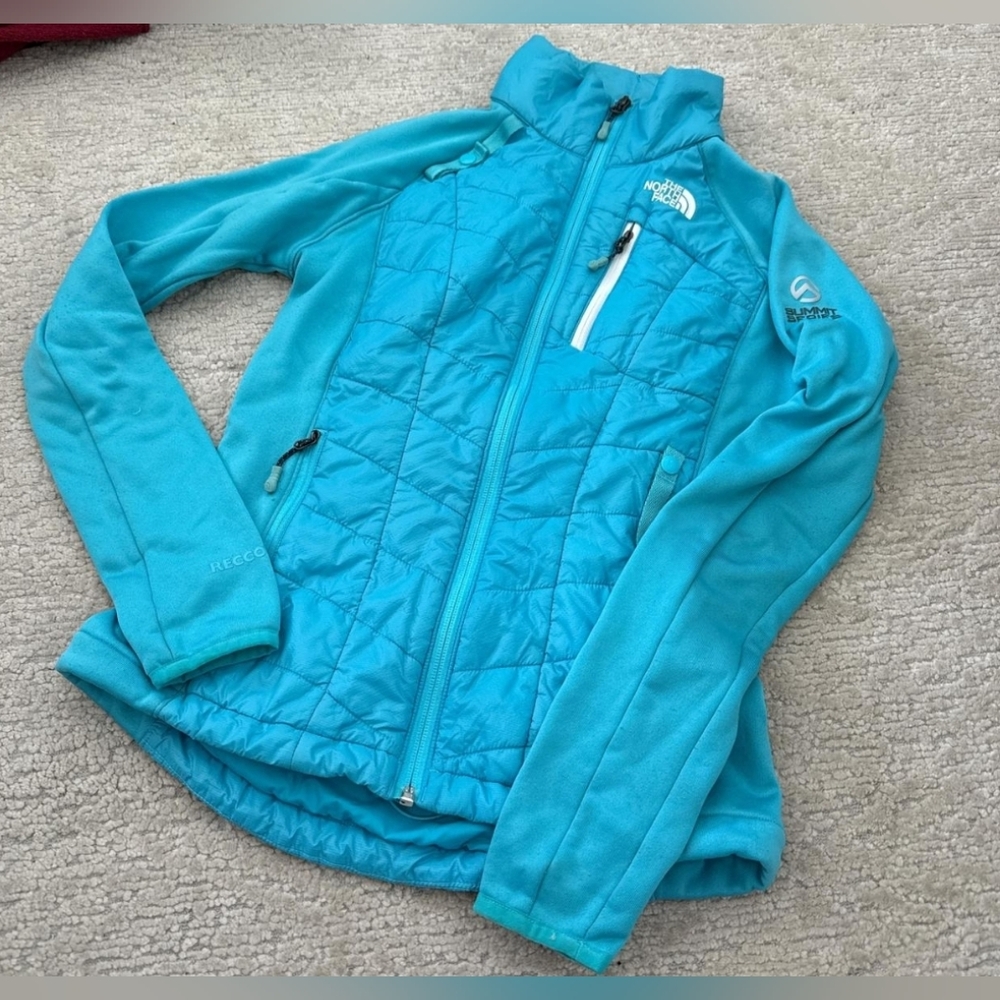 The North Face Summit Series Jackson Hybrid w/ Recco Teal Blue Jacket coat XS